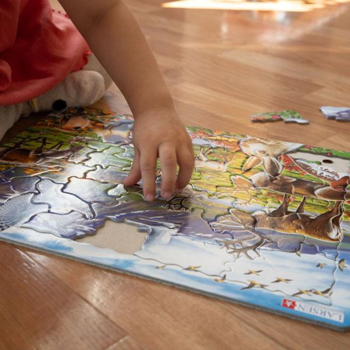 Puslespill- dyremotiv